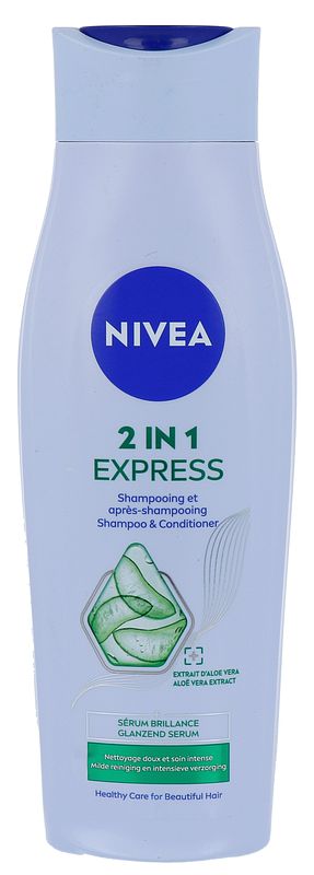 Foto van Nivea 2in1 care express shampoo & conditioner