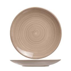 Foto van 1x stuks diner bord turbolino beige/bruin 27 cm - ontbijtborden