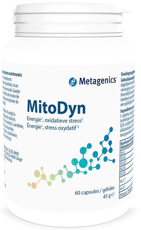 Foto van Metagenics mitodyn capsules