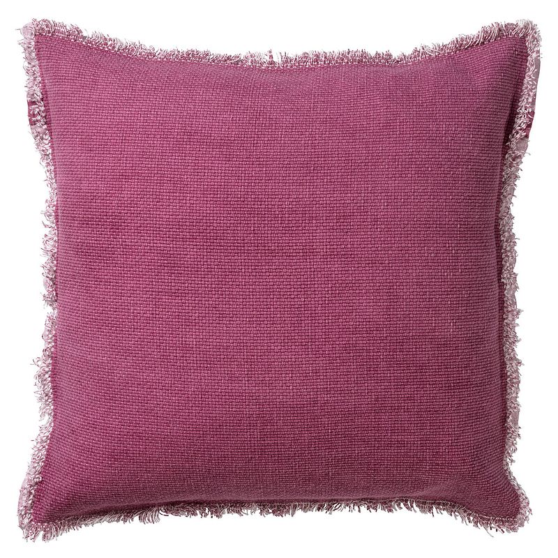 Foto van Dutch decor burto - kussenhoes van katoen heather rose 60x60 cm - roze - rood