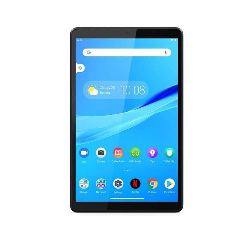 Foto van Lenovo 8 's's hd touch-tablet - 2 gb - 32 gb - android 9 pie - zwart