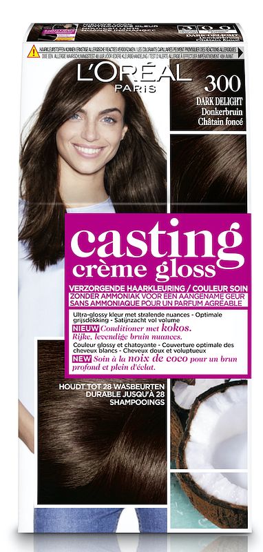 Foto van L'soréal paris casting crème gloss 300 dark delight