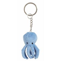 Foto van Nature planet pluche octopus/inktvis knuffel sleutelhanger - 6 cm - speelgoed dieren - knuffel sleutelhangers