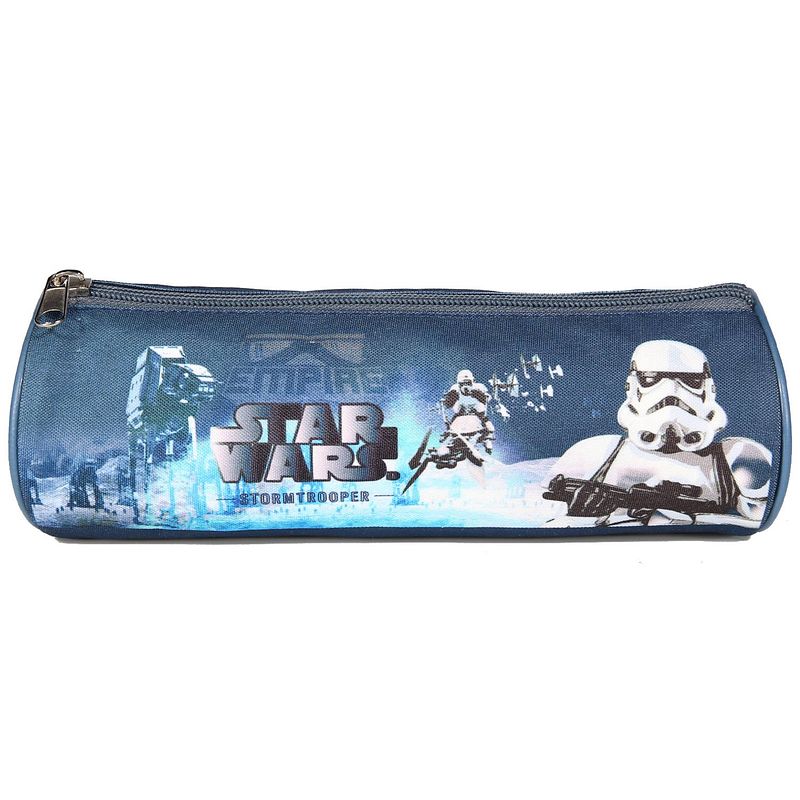 Foto van Star wars pennenetui stormtrooper 22 x 8 cm polyester blauw