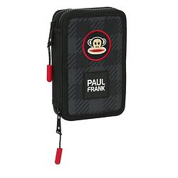 Foto van Schooletui met accessoires paul frank campers zwart (12.5 x 19.5 x 4 cm) (28 pcs)