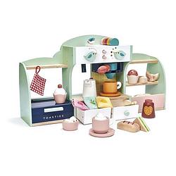 Foto van Tender leaf toys koffiehuisje junior 50 x 27 cm hout 2-delig