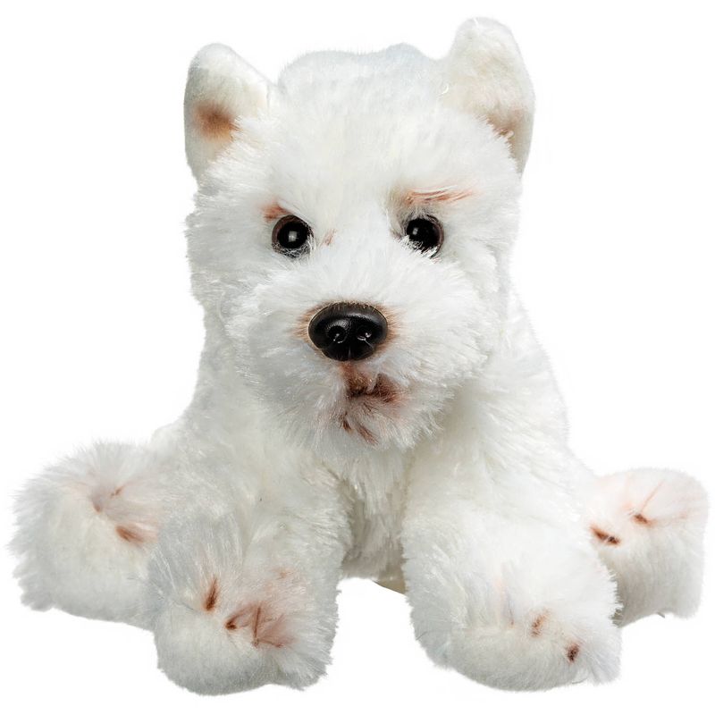 Foto van Pluche knuffel dieren west highland terrier hond 13 cm - knuffel huisdieren