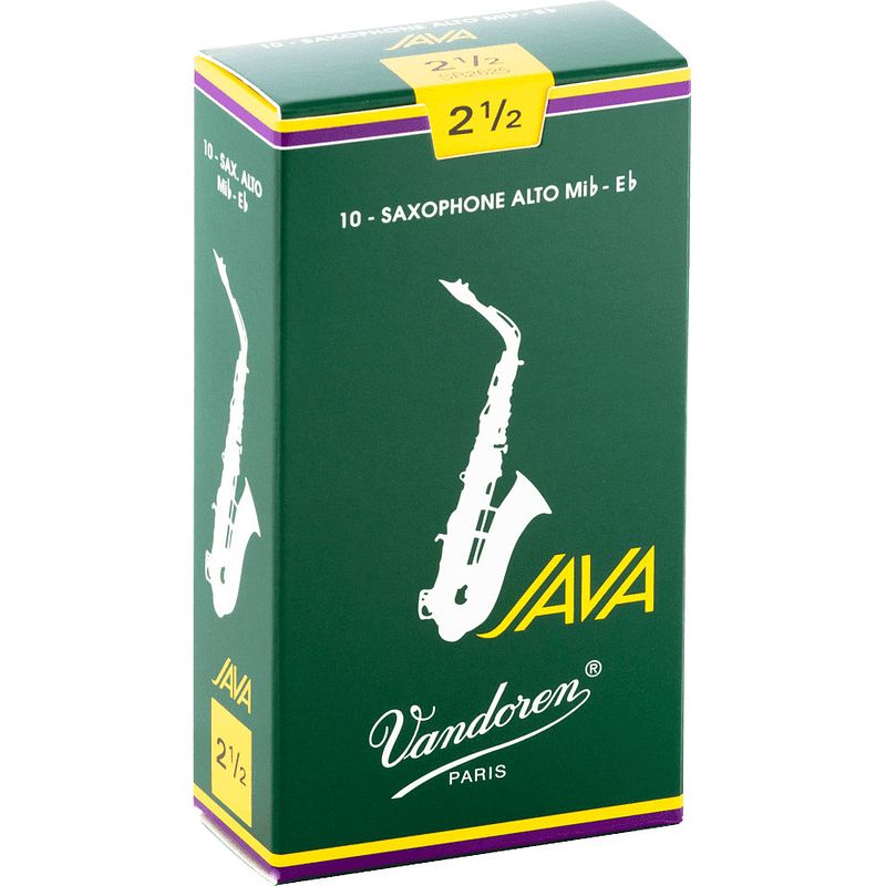 Foto van Vandoren sr2625 java alto saxophone reed riet voor altsaxofoon (10 stuks)