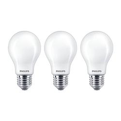 Foto van Philips led lamp - e27 mat - 40w - warm wit licht - 3 stuks