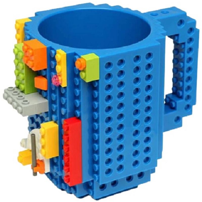 Foto van Fisura beker build-on 14 x 12,5 cm blauw