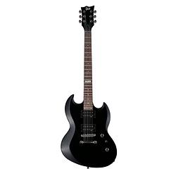 Foto van Esp ltd viper-10 kit black elektrische gitaar met gigbag