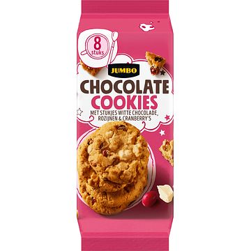 Foto van Jumbo chocolate cookies 200g