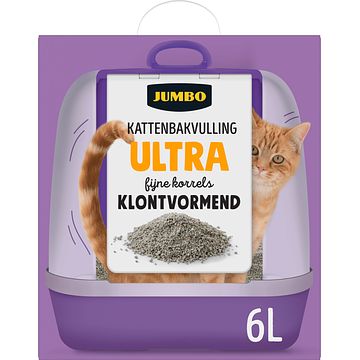 Foto van Jumbo kattenbakvulling ultra klontvormend 6l