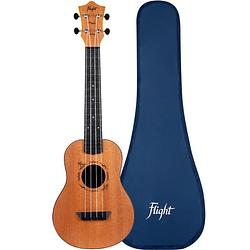 Foto van Flight travel series tuc mahogany concert ukelele met gigbag