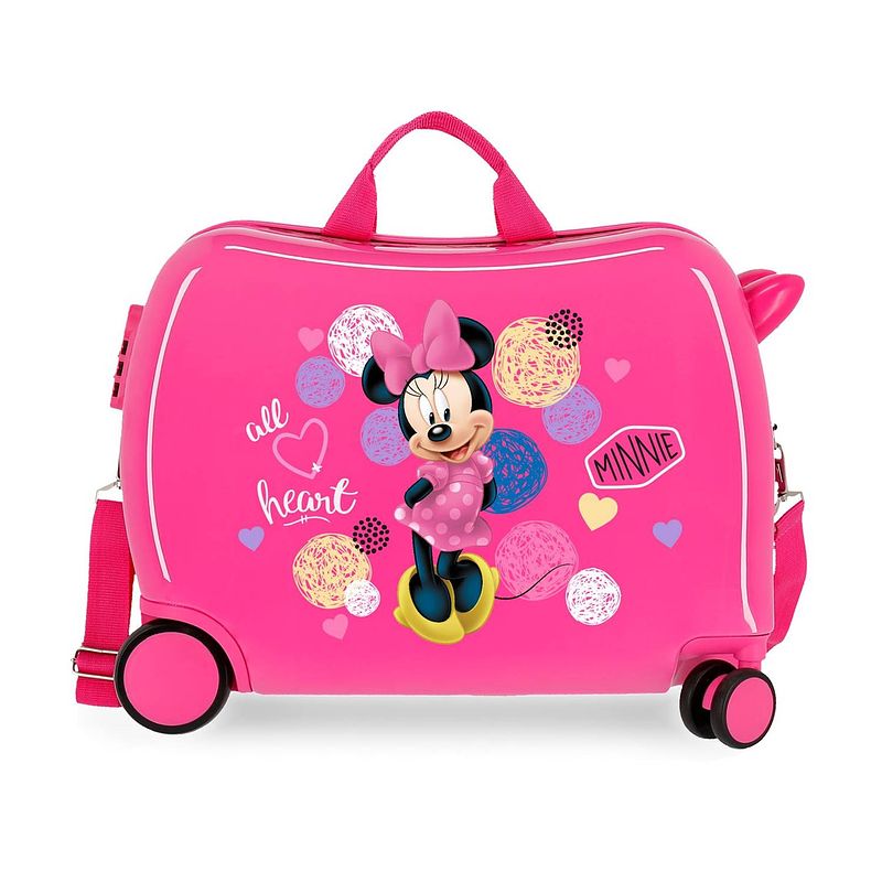 Foto van Minnie mouse love rol zit kinderkoffer