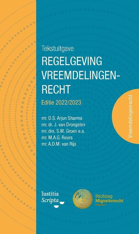 Foto van Tekstuitgave regelgeving vreemdelingenrecht - andré van rijs - paperback (9789083066189)