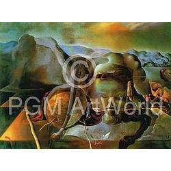 Foto van Salvador dali - l'senigme sans fin, 1938 kunstdruk 80x60cm