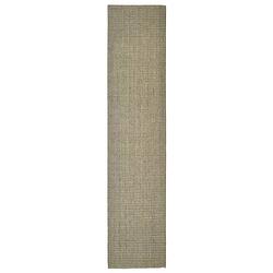 Foto van The living store sisal vloerkleed - taupe - 66 x 300 cm - 100% sisal - anti-slip