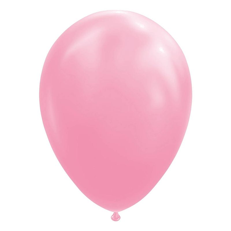 Foto van Wefiesta ballonnen 30 cm latex roze 25 stuks