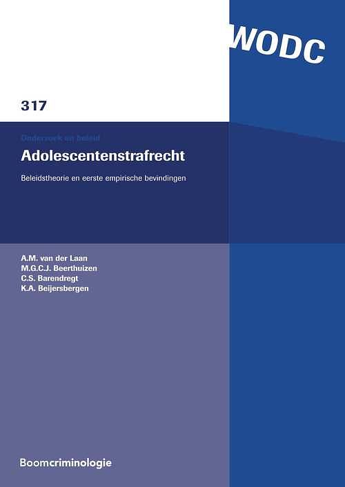 Foto van Adolescentenstrafrecht - a.m. van der laan - ebook (9789462746428)