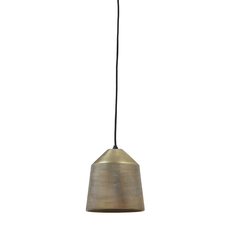 Foto van Light & living - hanglamp lilou - 16x16x17 - brons