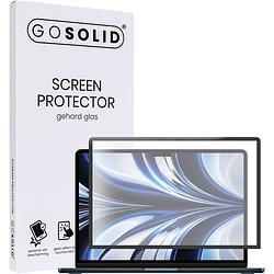 Foto van Go solid! screenprotector voor macbook air m2 13,6-inch gehard glas