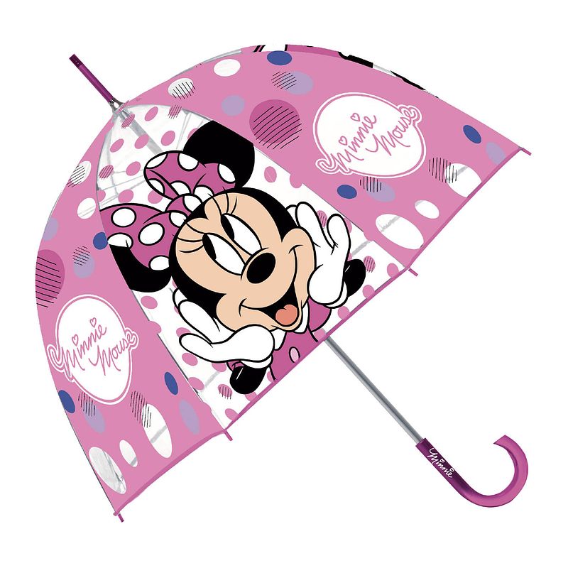 Foto van Disney paraplu minnie mouse junior 48 cm eva roze