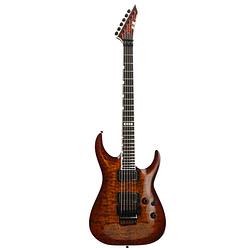 Foto van Esp e-ii horizon fr-ii tiger eye sunburst elektrische gitaar met koffer