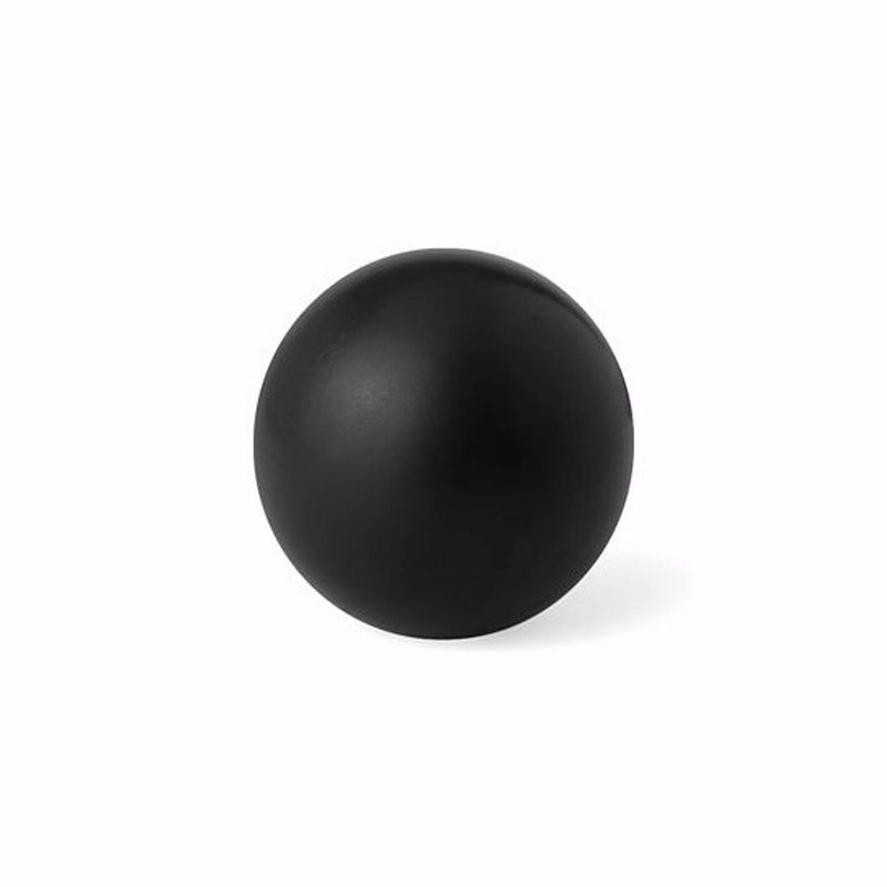 Foto van Zwarte anti stressballen 6 cm - stressballen