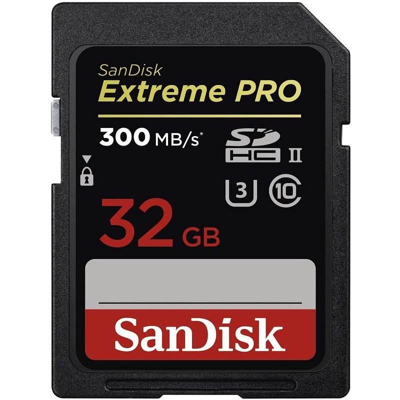 Foto van Sandisk extreme pro sdhc uhs-ii 32gb microsd kaart