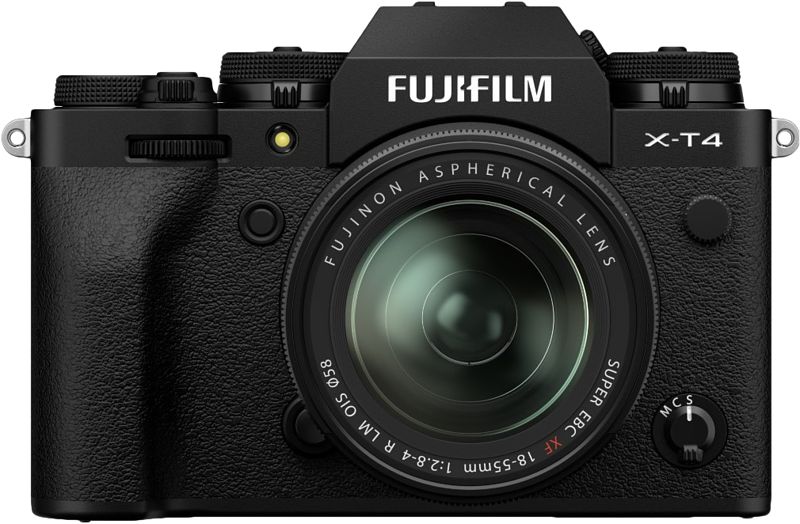 Foto van Fujifilm x-t4 zwart + xf 18-55mm f/2.8-4.0 r lm ois