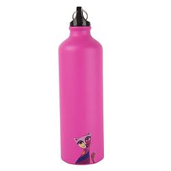 Foto van Biggdesign cats - aluminium drinkfles - waterfles - fitness fles - 750ml - roze