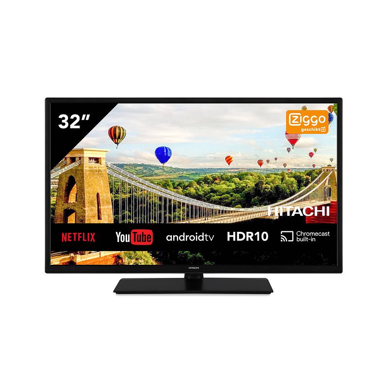 Foto van Hitachi 32hae2252 hd ready android 32 inch smart tv met ingebouwde chromecast