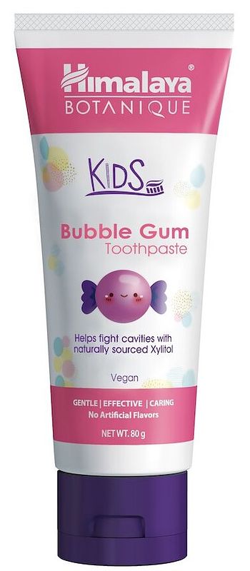 Foto van Himalaya herbals kids bubblegum toothpaste