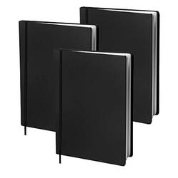 Foto van Dresz boekenkaft elastisch a4 textiel/elastaan zwart 3 stuks