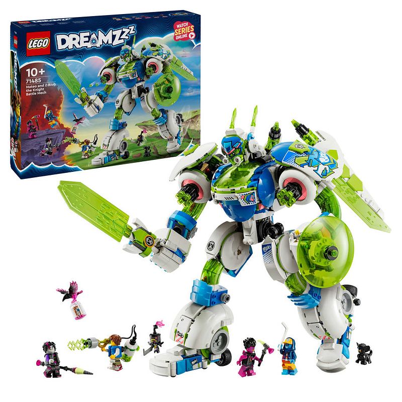 Foto van Lego dreamzzz mateo en z-blob de riddermecha 71485