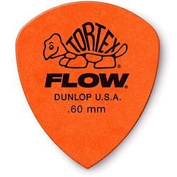 Foto van Dunlop 558p060 tortex flow standard 0.60 mm plectrum