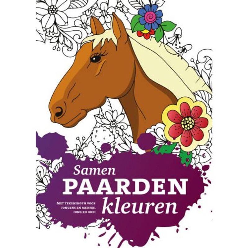 Foto van Samen paarden kleuren