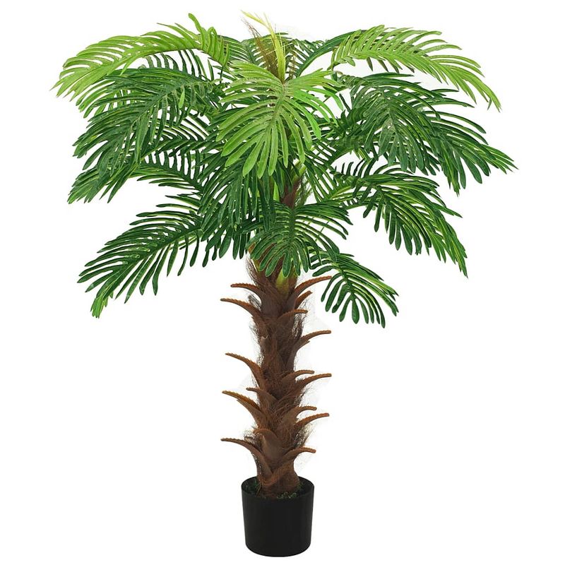 Foto van Infiori kunstplant met pot cycaspalm 140 cm groen