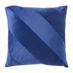 Foto van Kussenhoes streep - blauw - 43x43 cm