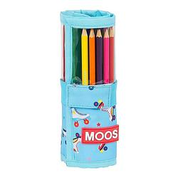 Foto van Doosje moos rollers multicolour licht blauw (27 onderdelen)