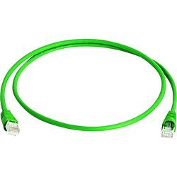 Foto van Telegärtner l00006a0038 rj45 netwerkkabel, patchkabel cat 6a s/ftp 20.00 m groen vlambestendig, halogeenvrij 1 stuk(s)