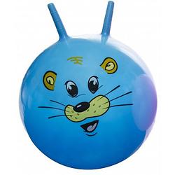 Foto van Lg-imports skippybal dierengezicht junior 48 cm blauw