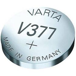 Foto van Varta knoopcel batterij v377 horloge - per stuk