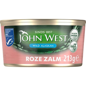 Foto van John west wilde roze zalm msc 213 gram bij jumbo