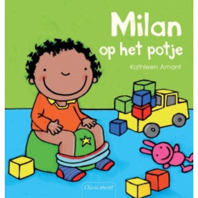 Foto van Milan op het potje