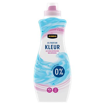 Foto van Jumbo kleur geconcentreerd wasmiddel 20 wasbeurten 2l, 0% parfum