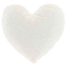 Foto van Unique living - kussen heart - 45x35cm - dove white