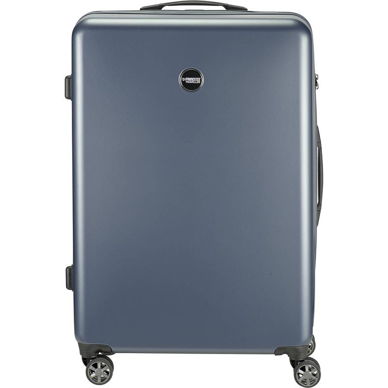 Foto van Princess traveller pt01 deluxe - reiskoffer - platinum navy - l - 77cm