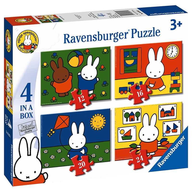 Foto van Ravensburger puzzel nijntje 4 in 1